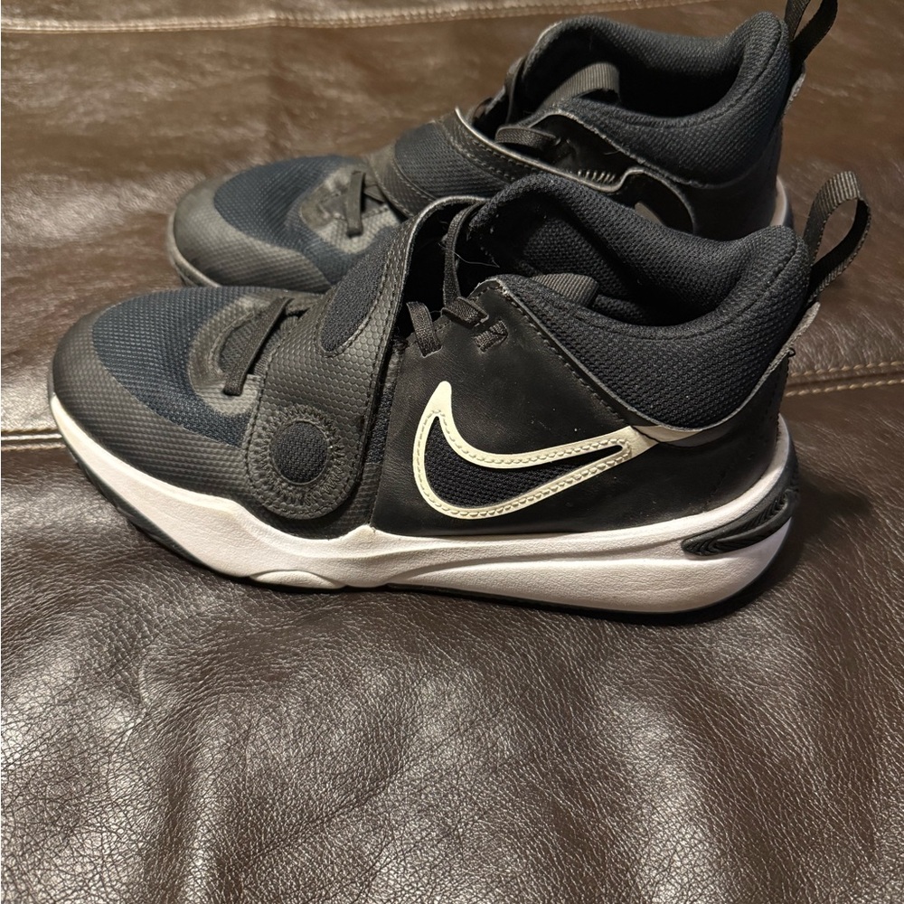 Kids Black and White Athletic Shoes